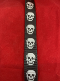 Totenkopfgurt (POL) Schwarz/silber